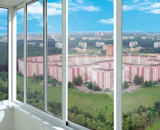 Холодное алюминиевое остекление балконов Ликино-Дулёво