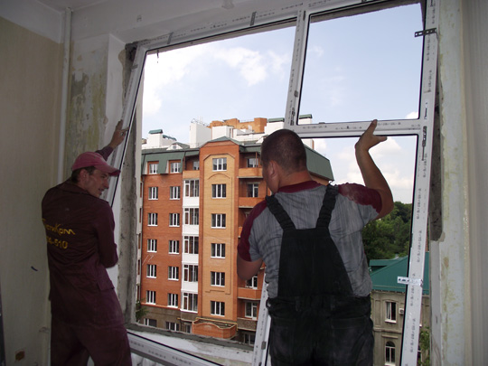 профессиональная установка пластиковых окон в доме Ликино-Дулёво