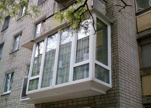 Полное остекление балкона от пола до потолка Ликино-Дулёво